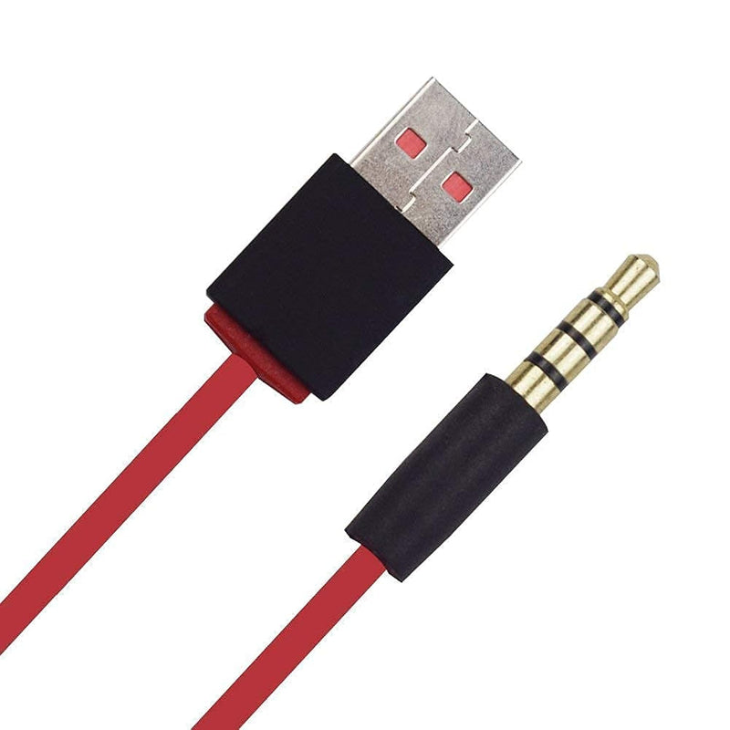 3.5Mm Jack To Usb Auxiliary Charger Sync Data Transfer Charging Cable Compatib