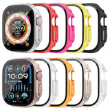 10 Pack Case With Tempered Glass Screen Protector For Apple Watch Ultra 2/Ultra 49Mm, Hard Pc Face Cover, Full Protective Frame Bumper Compatible With Iwatch 49Mm Accessories