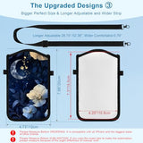 Sublimation Blanks Cell Phone Pouch Bag Sleeve Case for Women Men Kids with Adjustable Crossbody Strap Neck Lanyard - Hands Free Light for Working