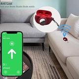 Compatible For Beats Studio Buds Airtag Case, Silicone Protective Skin Sleeve With Airtag Holder,Find Your Headphone Cover,Black