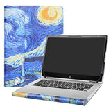 Protective Case For Macbook Air 13 (A1369 & A1466,2010-2017 Release),Case For Hp Chromebook X360 14 14-Daxxxx/14B-Caxxxx/Chromebook Enterprise X360 14E 14 G1 14 Inch Laptop,Starry Night