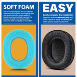 Ath M70X Ear Pads - Replacement Ear Cushion Compatible With Ath-M70X Headphones I Thicker Memory Foam (Soft Velour)