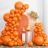Burnt Orange Balloon Arch Kit - Fall Party Decor - 135 Piece