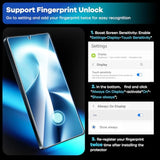 4 Pack Samsung Galaxy S25 Ultra Screen Protector Film with Alignment Tool