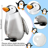 9 Pieces Walking Penguin Balloons Cute Funny Air Foil Animal Party Decorations Balloon For Theme Birthday Party Wedding Baby Shower Supplies(20.4 Inch,Penguin Style)