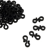 Plastic Gutter Hooks, S Clips For Christmas Lights, Outdoor Decorations (60, Black)
