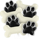 , Large Dog Balloons - 29 Inch, Pack Of 8 | Dog Balloons For Birthday Party, Paw Print Balloon | Dog Party Decorations, Paw Balloon | Lets Pa Birthday Decorations