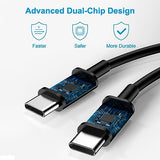 45W Usb C Super Fast Charger, Type C Charger Fast Charging Block With 6Ft Type C To C Cable For Galaxy S25 Ultra/S25/S24/S23/S22/S21/S20/Note 20/Note 10Black