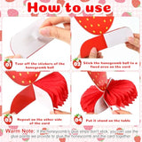 7 Pcs Strawberry Honeycomb Centerpieces Berry First Birthday Decorations Strawberry Table Centerpieces For Sweet Berry One Birthday Table Topper Summer Fruits Baby Shower Party Favor Supplies