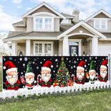 Merry Christmas Large Banner Scroll Streamer Banner Festive Winter 79X18 Inch Wonderland Wall Decor Home Office Party Supplies Slogan Banners Decration Scroll Gift For Girls Boys