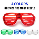 4-Pack LED Light-Up Glasses for Parties and Holidays
