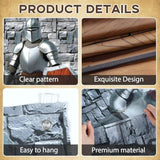 4Pcs Medieval Castle Entryway Hanging Banners Knight Party Decorations