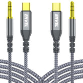 Usb C To Aux 3.5Mm Audio Jack Cable 4Ft, 2 Pack Type C Adapter To 3.5Mm Headphone Car Stereo Compatible With Iphone 15 Pro Max 15 Plus Ipad Pro Galaxy S23 S22 S21 Ultra Pixel 7 7 Pro