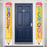 Back to School Banner – Welcome Sign for Porch & Classroom Decorations