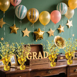 12pcs Gold Metallic Star Table Decor Party Centerpiece Birthday Holiday