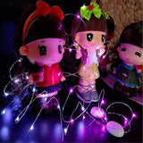 2 Pack Battery Operated Mini Led Lights,Indoor Fairy Lights With Timer 6 Hours On/18 Hours Off For Christmas Party Decor