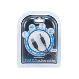 Usb 2.0 Extension Cable - Usb Type-A To Usb Type-B, Male To Male, Active, 28/24Awg, 33 Feet, Black