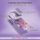 Samsung Galaxy S23 Ultra Case with Slide Camera Cover, Slim Thin Lightweight Shockproof Phone Case for S23 Ultra, Purple