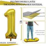 42 Inch Gold Number 10 Balloon,Jumbo Foil Helium Balloons For 10Th Bir