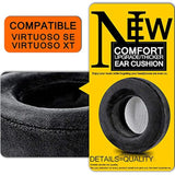 Velour Ear Pads For Virtuoso Rgb Wireless Se Xt Headset With Installation Clip Ring