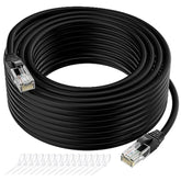 Cat5E Ethernet Patch Cable 200 Feet, Snagless Rj45 Computer Lan Network Intern