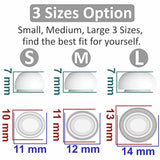 3 Pairs Compatible With Airpods Pro 1St 2Nd Ear Tips Buds, Small Medium Large 3 Size Silicone Rubber Eartips Earbuds Gel Accessories Compatible With Airpods Pro 2 And 1St - S/M/L Purple