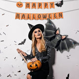 Bat Balloons - 42 Inch Halloween Bat Decorations - Bat Wall Decor - Ha