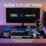 Logitech G305 K/Da Lightspeed Wireless Gaming Mouse - Official League Of Legends Kda Gaming Gear - Hero 12,000 Dpi, 6 Programmable Buttons, 250H Battery Life, Compatible With Pc And Mac (Renewed)