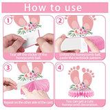 13 Pcs Pink Baby Shower Centerpieces For Tables,Honeycomb Centerpiece