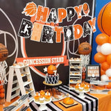 Basketball Happy Birthday Banners?Basketball Themed Party Decorations, Basketball Themed Party Supplies Basketball Slam Dunk Garland Birthday Party Bunting Sign For Kids Teenagers Boys Men