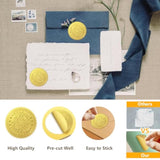Gold Foil Stickers Seals Embossed 2 Inch 100Pcs Bible-Let Your Light Shine, Self Adhesive Gold Around Embossing Sticker For Christian Envelope Seals Gift Card Thanksgiving Christmas Decor