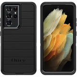 OtterBox Defender Galaxy S21 Ultra Phone Case - Non-Retail Packaging - Black