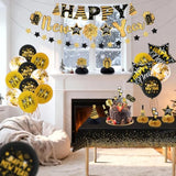Happy New Year 2026 Party Decorations Banner Garland Balloons Centerpieces