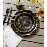 128-Piece New Year 2026 Party Set Serves 16 Includes Plates Napkins Cups Cutlery Straws