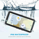 For Google Pixel 7 Case, Ip68 Waterproof Dustproof With Built-In Screen Protector, Heavy Duty Full Body Protective Phone Case For Pixel 7, Black/Clear