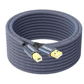 Usb Printer Cable 30Ft, Type A To B, High Speed Cord Compatible For Keyboard, Macbook, Printers And Scanners - Gray