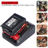 20V Max Charger Compatible With Black & Decker 20V Battery And Compatible With Porter-Cable 20V Battery Lbxr20 Lbxr2020 Pcc681L Pcc685L Pcc692L Bdcac202B 20-Volt Power Tool Charger