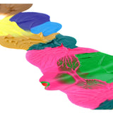 Acrylic Paint Set 24-Color With 5 Paint Brushes Non-Toxic For Canvas Craft Rock Art Painting