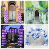 80 Balloon Clips, 100 Glue Dots & Tie Connector for Wedding Party Arch Tool