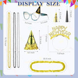 384pc New Year’s Eve 2026 Party Supplies Kit for 96 Guests Hats Glasses Noisemakers