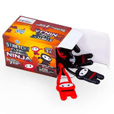 Stretchy Flying Ninjas 24-Pieces, Slingshot Toys For Boys And Girls, Easter Egg Filler, Karate Birthday Goodie Bags Stuffer And Ninja Party Favors Supplies