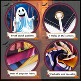 Halloween Door Cover Ghost Banner 71.6x35.4 Inch Indoor Outdoor Party Decorations