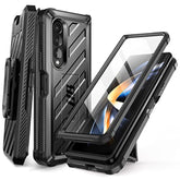 Galaxy Z Fold 4 Shockproof Protective Case with Built-in Screen Protector & Kickstand