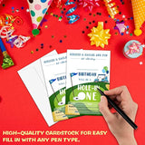 1St Golf Birthday Party Invitation, Hole In One Themed Fill-In Invites, 20 Invitations With Envelopes For Men & Women (4" X 6"), Adults Golf Party Favors Decorations And Supplies -52