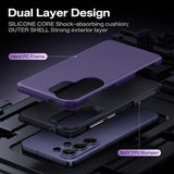 for Galaxy S26 Ultra Case,Dual Layer Shockproof Protection Rugged with Non-Slip Textured - Military Drop Protection Bumper for Galaxy