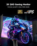 24.5 Inch Gaming Monitor, 180Hz (Up To 200Hz) Monitor Fhd, Fast Ips 1080P 1Ms, 128% Srgb Hdr10, Freesync Hdmi X 2 /Dp X 1, Vesa Tilt Adjustable Xbox Ps5 Switch (Hdmi Cable Included)