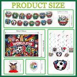 World Soccer Party Decoration, Complete Celebration Kit, Party Supplies for Football Fans, Soccer Celebrations