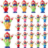Clown Figurines Clown Figure Doll Circle Statues For Kids & Adults For Halloween Ornaments Display Home Table Desk Decor Circus Cake Toppers Party Favors (25 Pcs)
