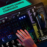 Excel Shortcut Keys Extended Large Mouse Pad – Xl Water-Resistant Cheat Sheet Mat For Mac & Pc With Quick Spreadsheet Shortcuts & Qr Code For More Tips