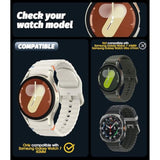 (2 Pack) Tempered Glass Watch Screen Protector For Samsung Galaxy Watch 7 40Mm/Watch 6 40Mm, With Auto Alignment Tool 9 Hardness High Definition Anti-Scratch Bubble Free